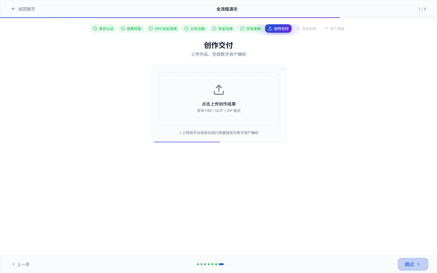 Guided demo — creative delivery & asset certification