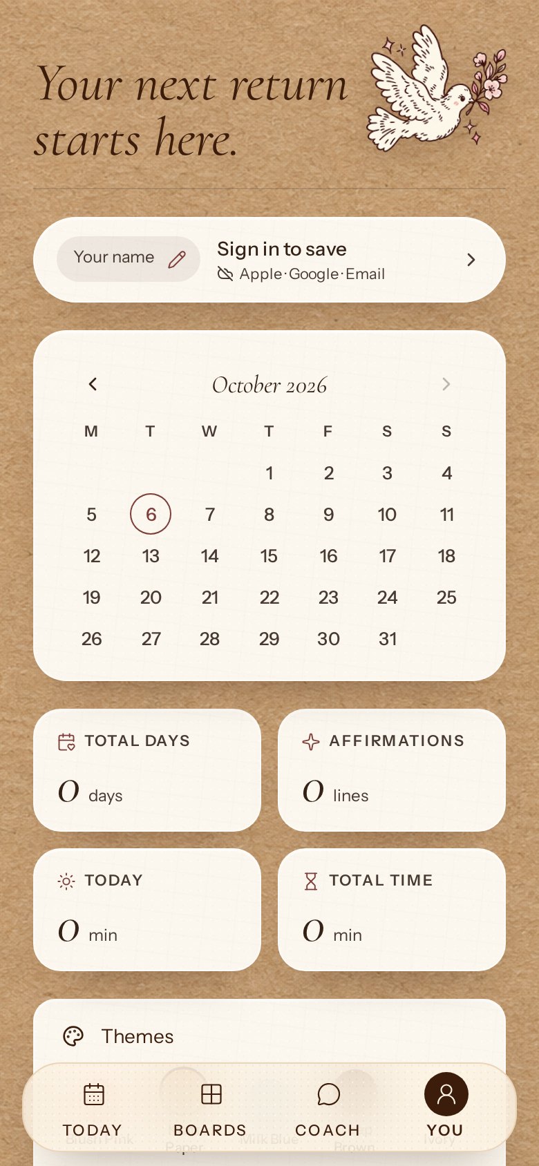 You — practice stats